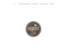 Tablet Screenshot of gourmet-eis.com